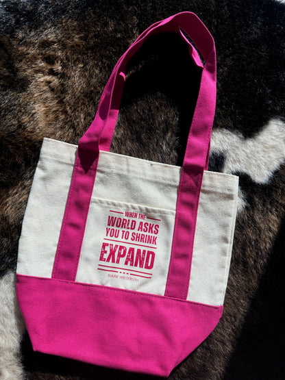 Pink Mini Tote Bag